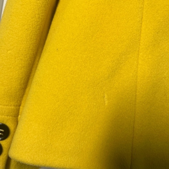 Tommy Hilfiger Yellow Double-Breasted Women's Coat - Picture 8 of 8